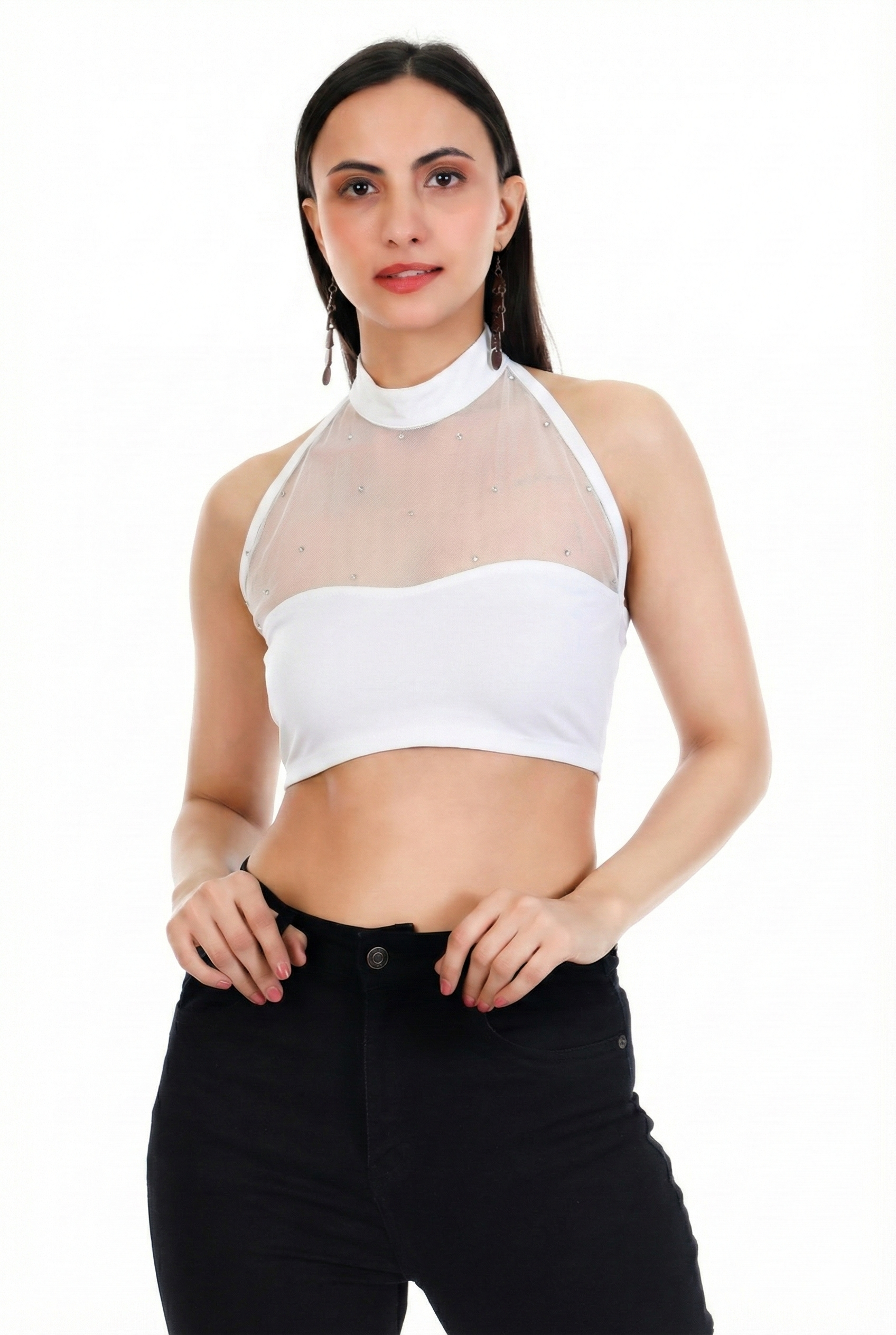 Crystal Mist Halter Top