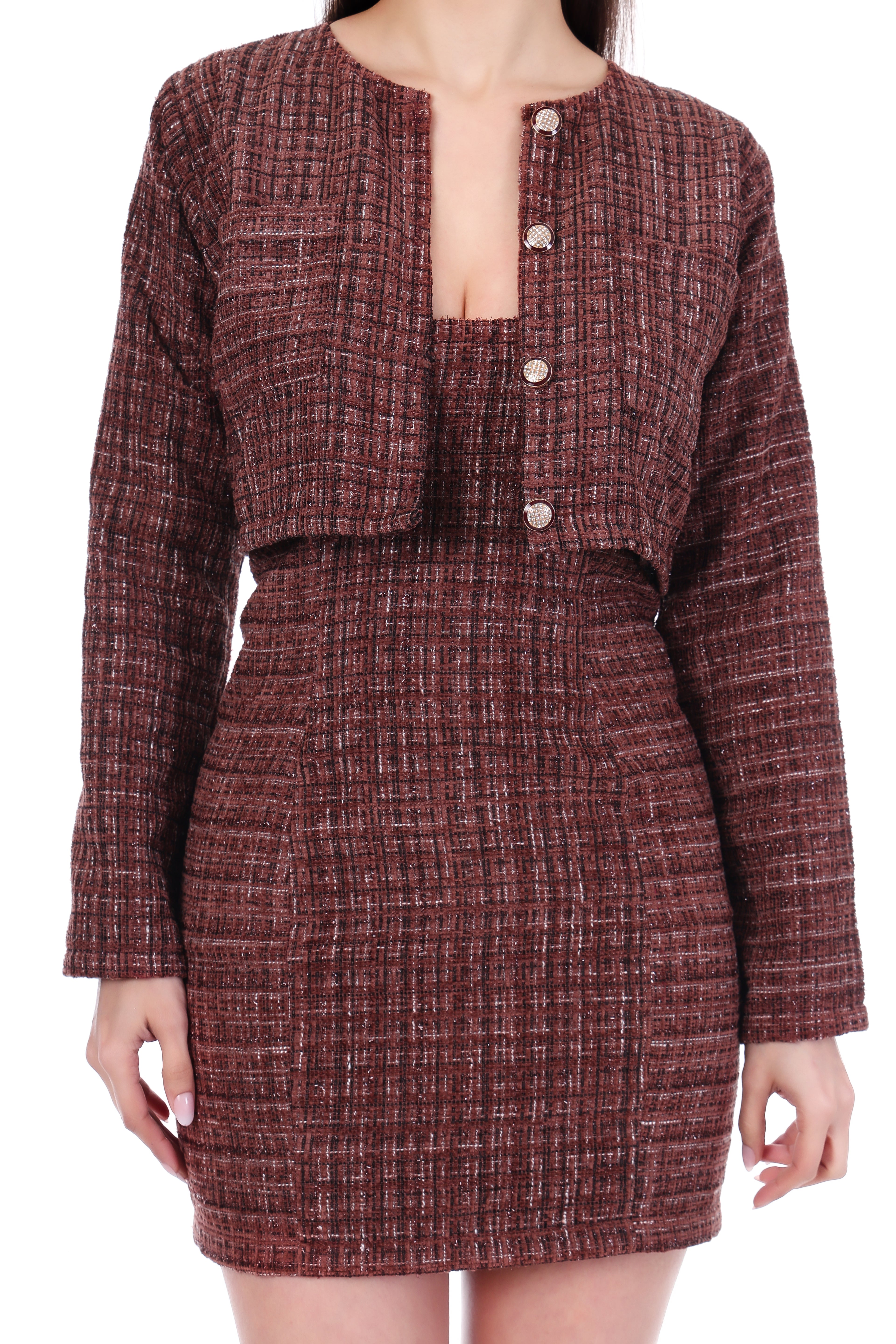Aurelia Tweed Jacket Dress