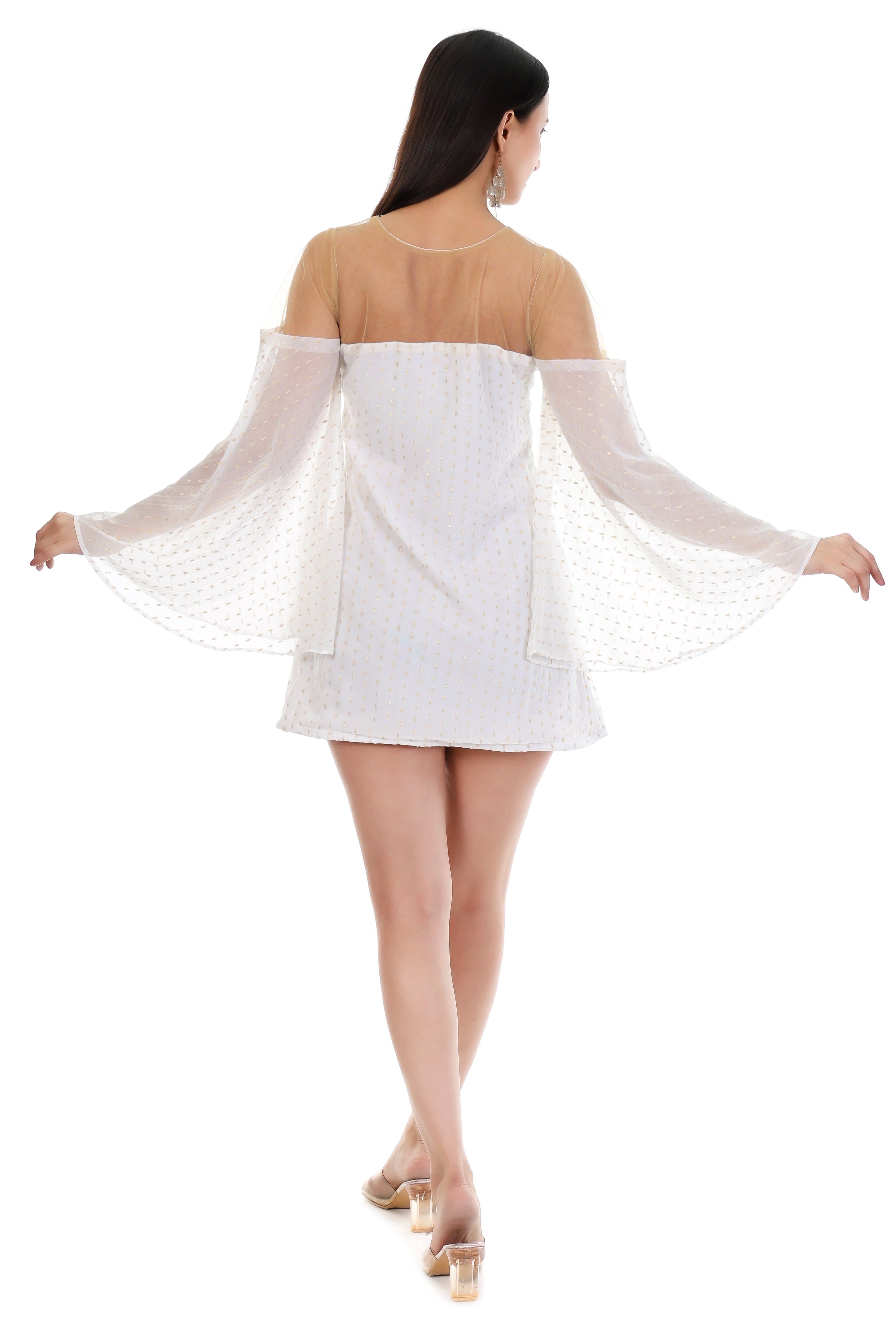 Ivory Whisper Mini Dress