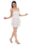 Ivory Petal Mni Dress