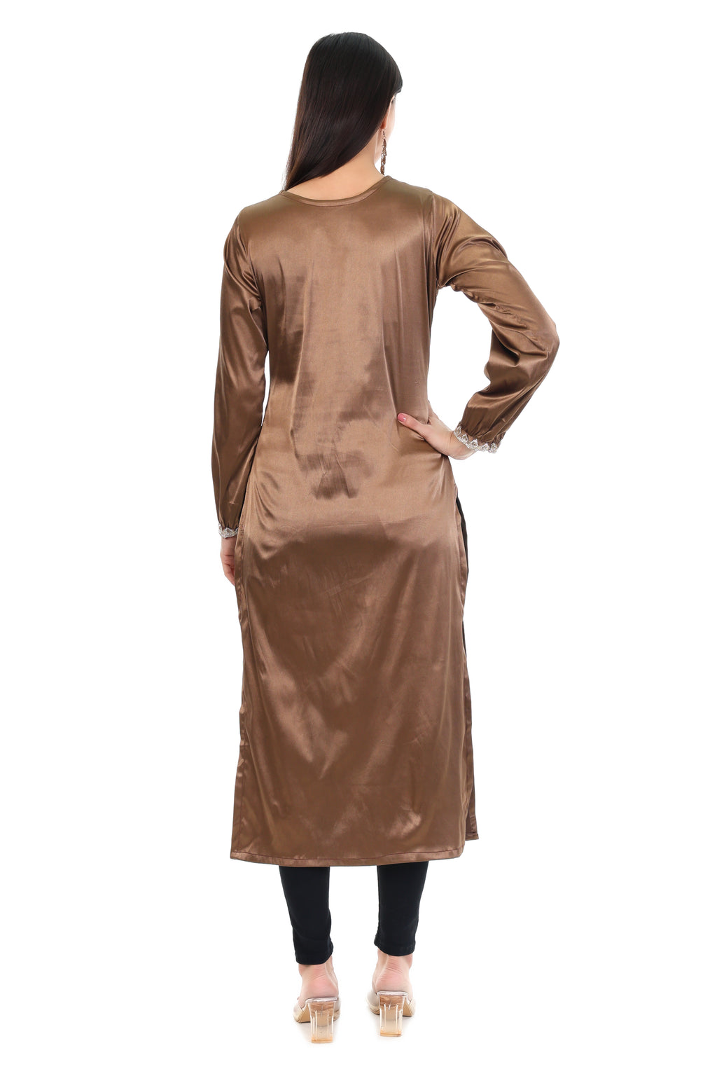 Bronze Aura Keyhole Kurti