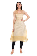 Golden Aura Sleeveless Kurti
