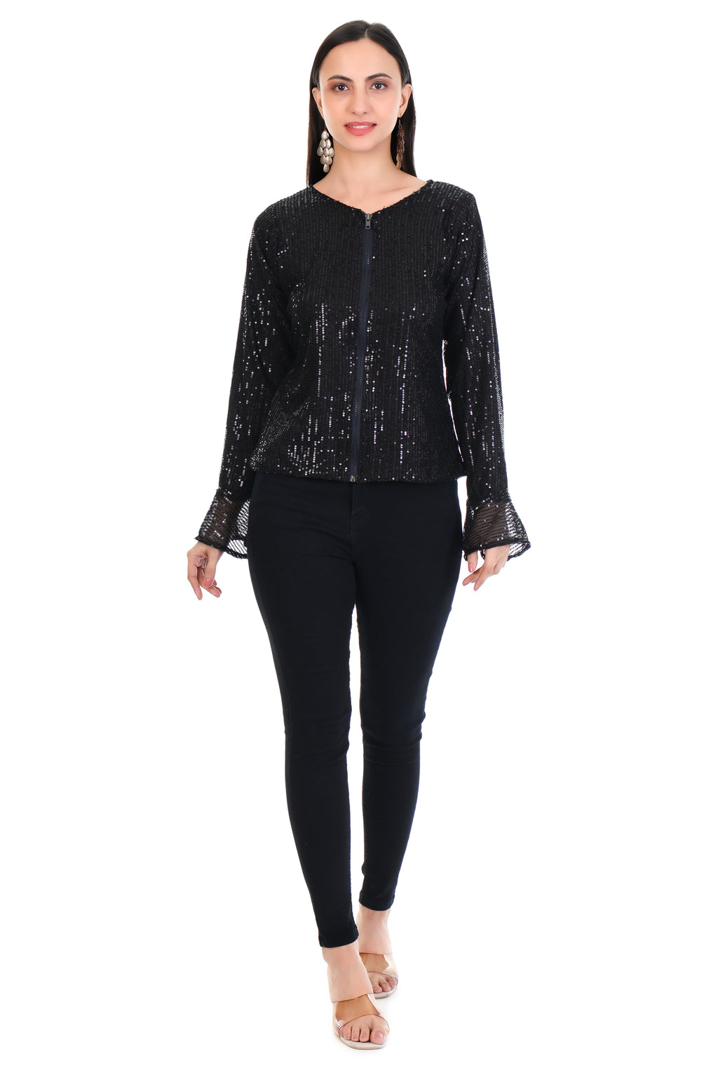 Midnight Glow Sequin Jacket