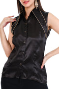 Midnight Poise Sleeveless Top