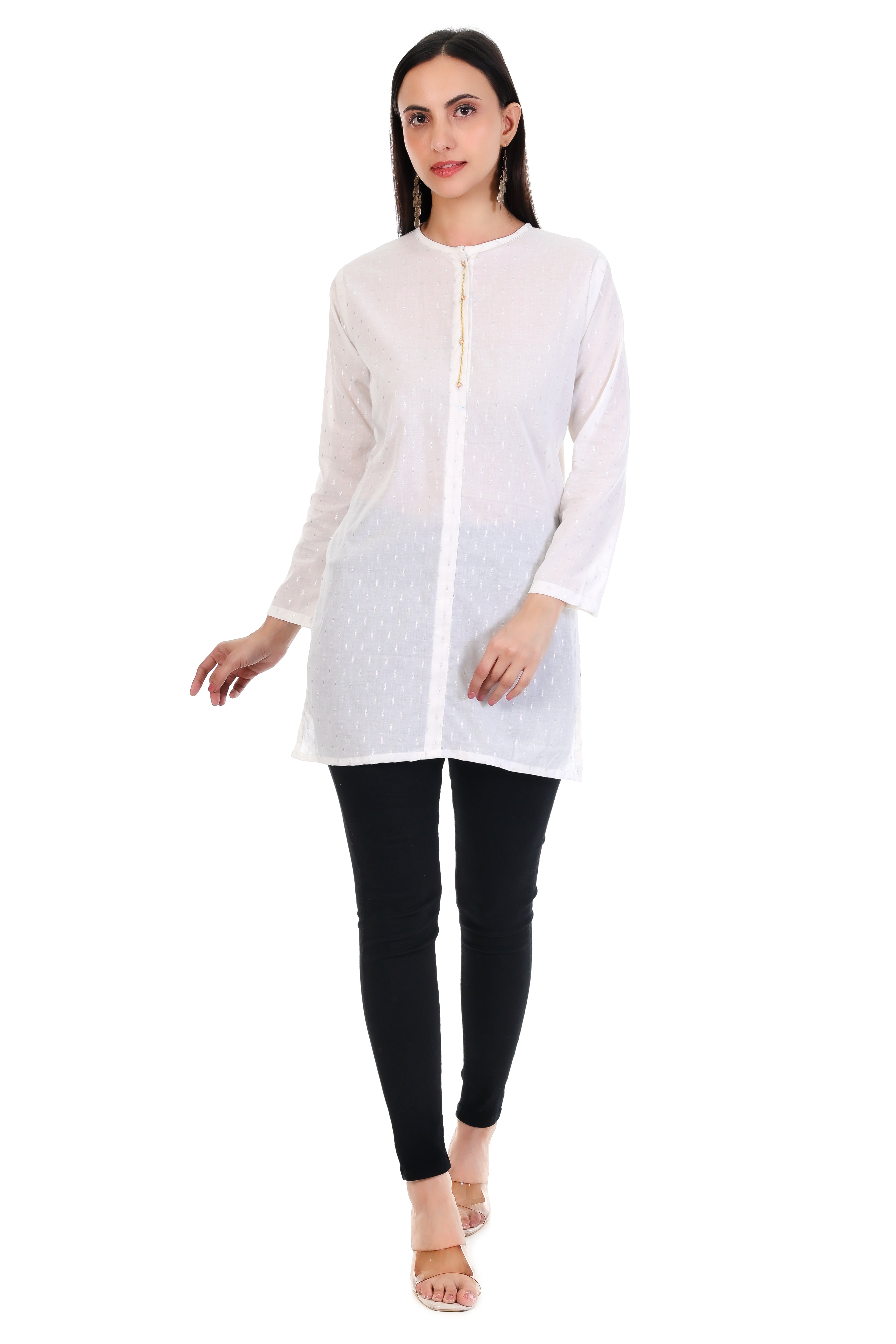 Ivory Stillness Kurti