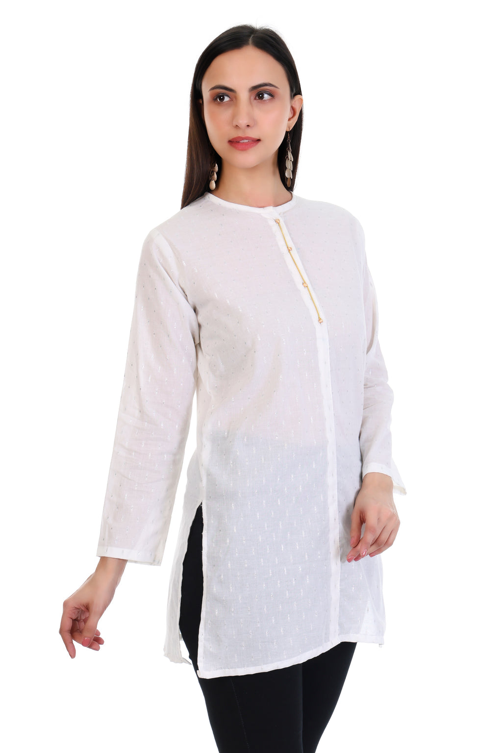 Ivory Stillness Kurti