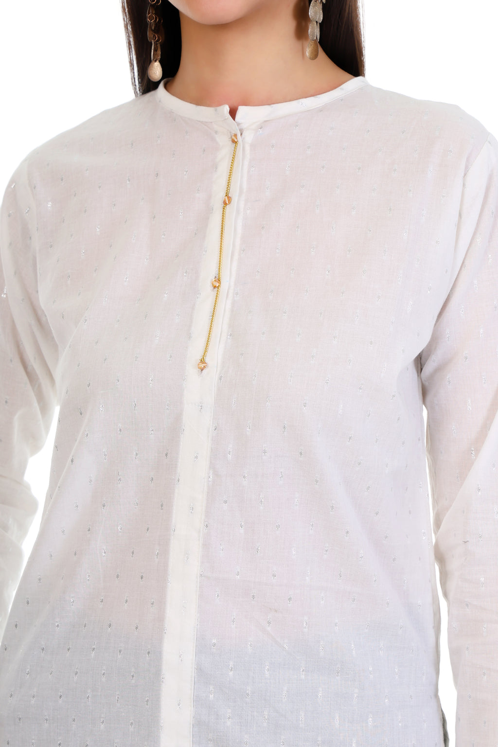 Ivory Stillness Kurti