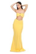 Strapless Embellished Evening Gown