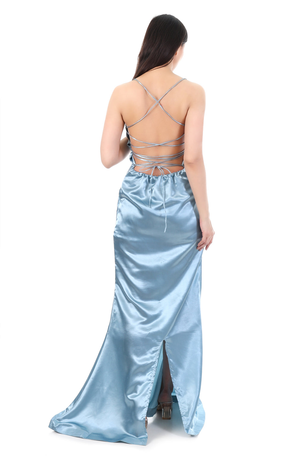 Ice Satin Slip Maxi Dress
