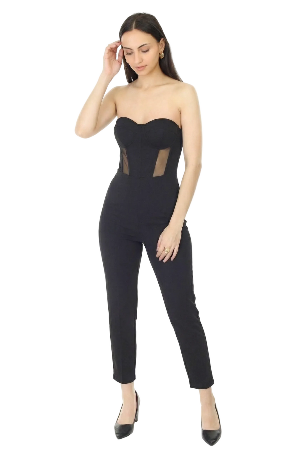 Midnight Sculpt Jumpsuit