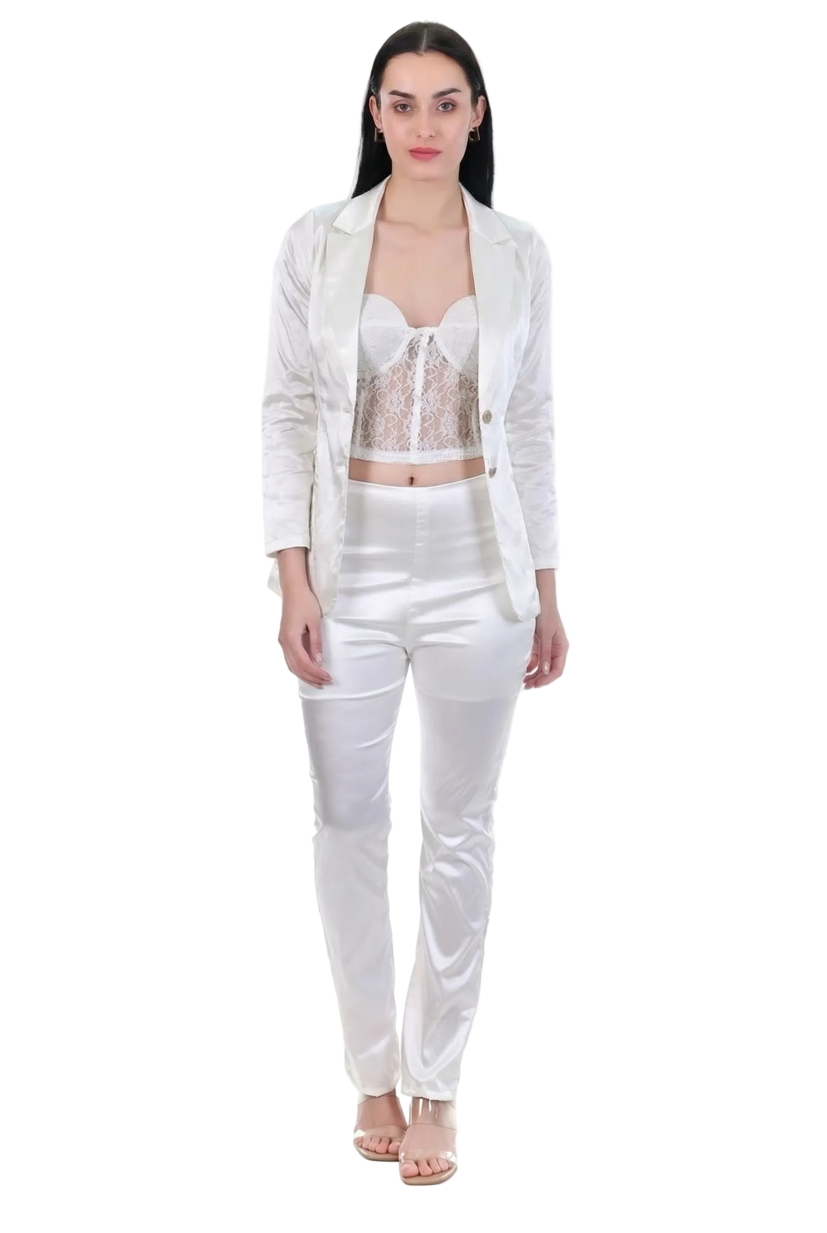 Ivory Élan Tailored Jacket Set