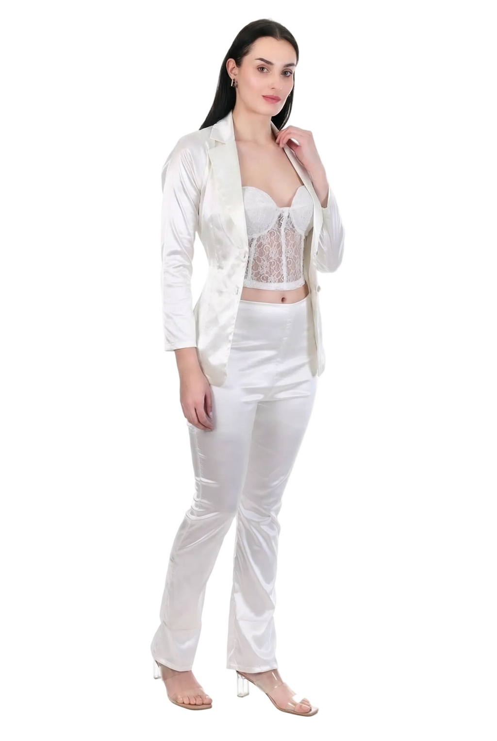 Ivory Élan Tailored Jacket Set