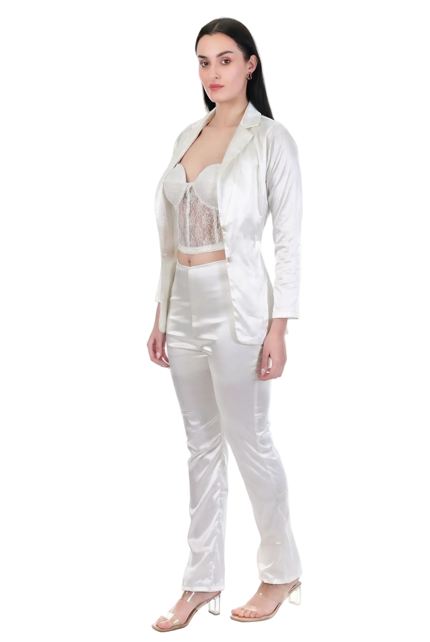 Ivory Élan Tailored Jacket Set
