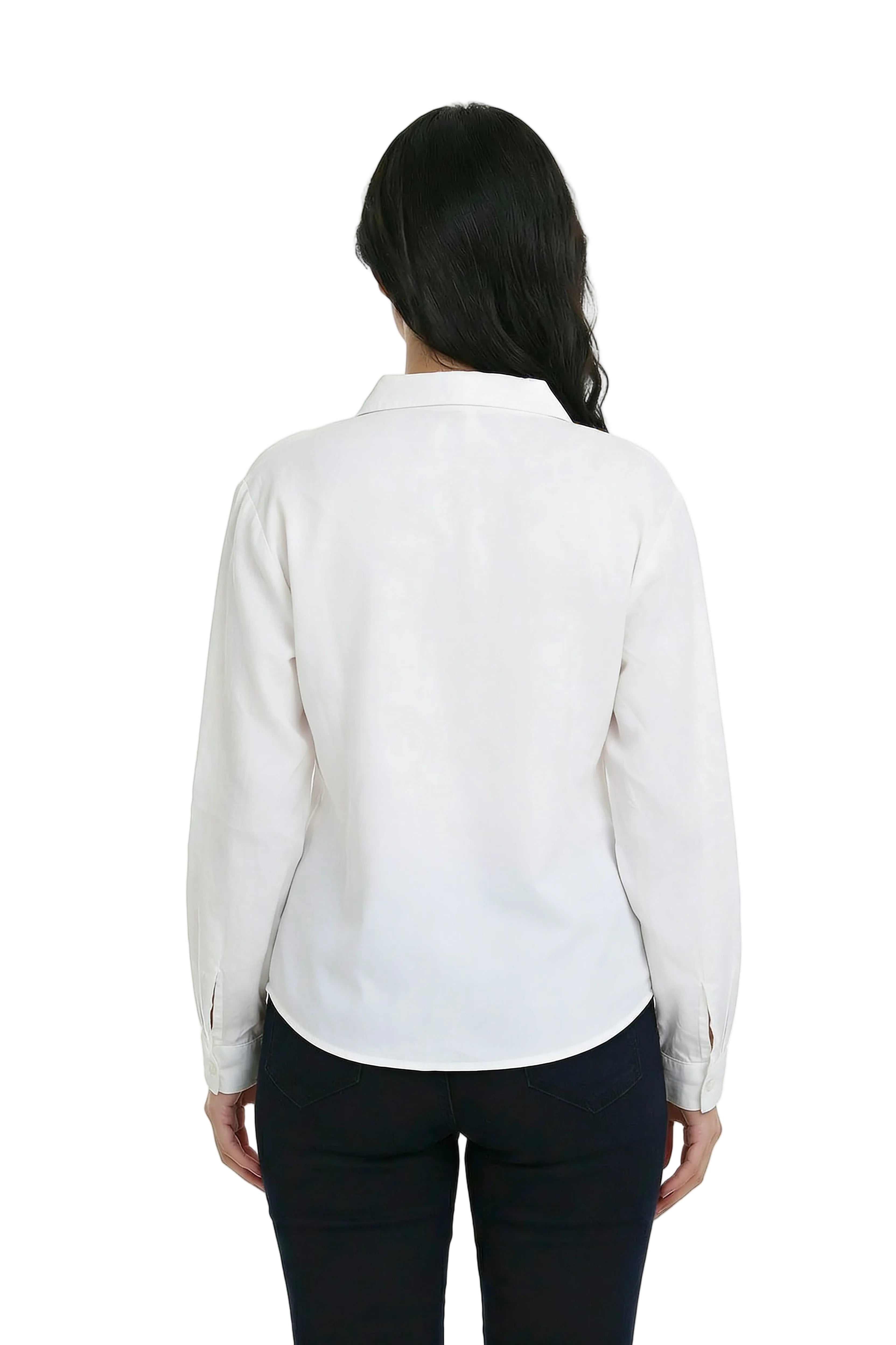 Ivory Fleur Embroidered Sheer Shirt