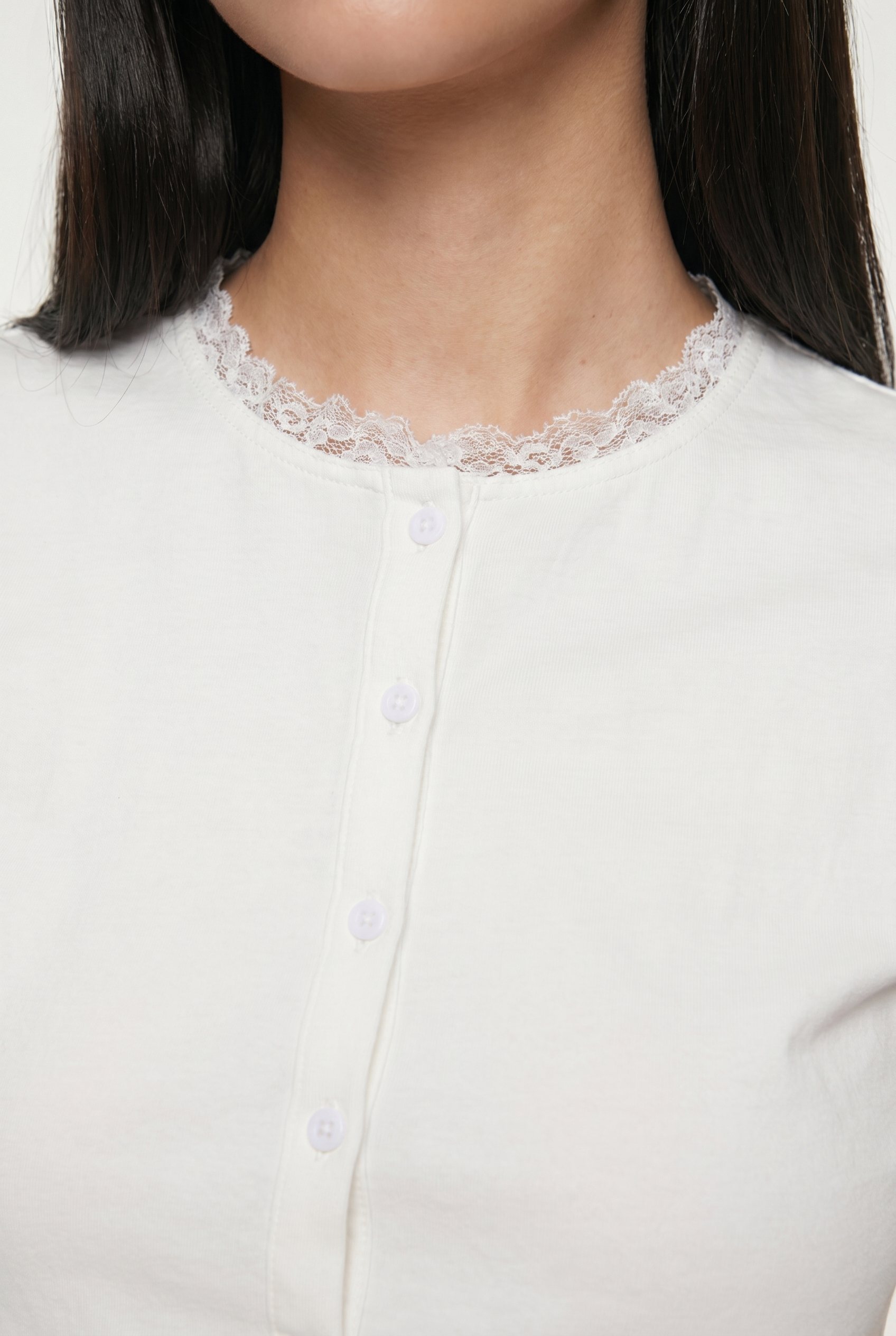 Lace Trim Baby Tee