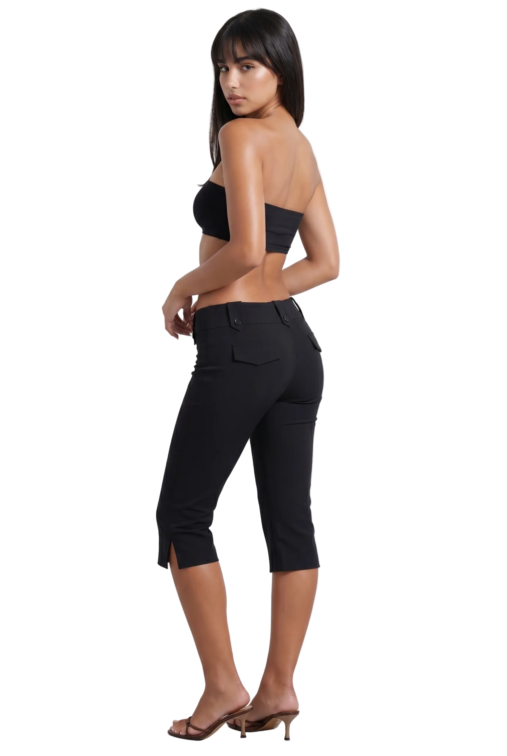 Tailored Capri Pants