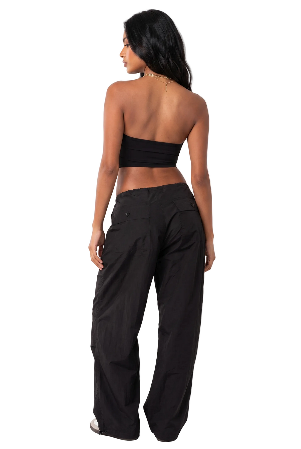 Strapless Cut-Out Tube Top